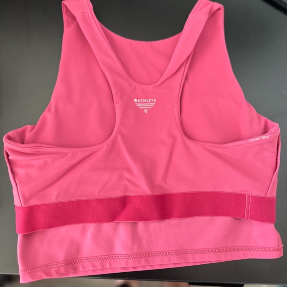 Athleta Conscious Crop Hibiscus Tea Pink - Picture 9 of 12